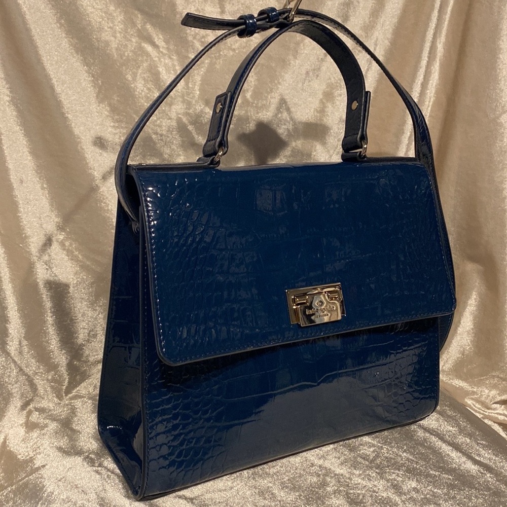 Navy Blue Kate Spade Purse - Picture 2 of 8